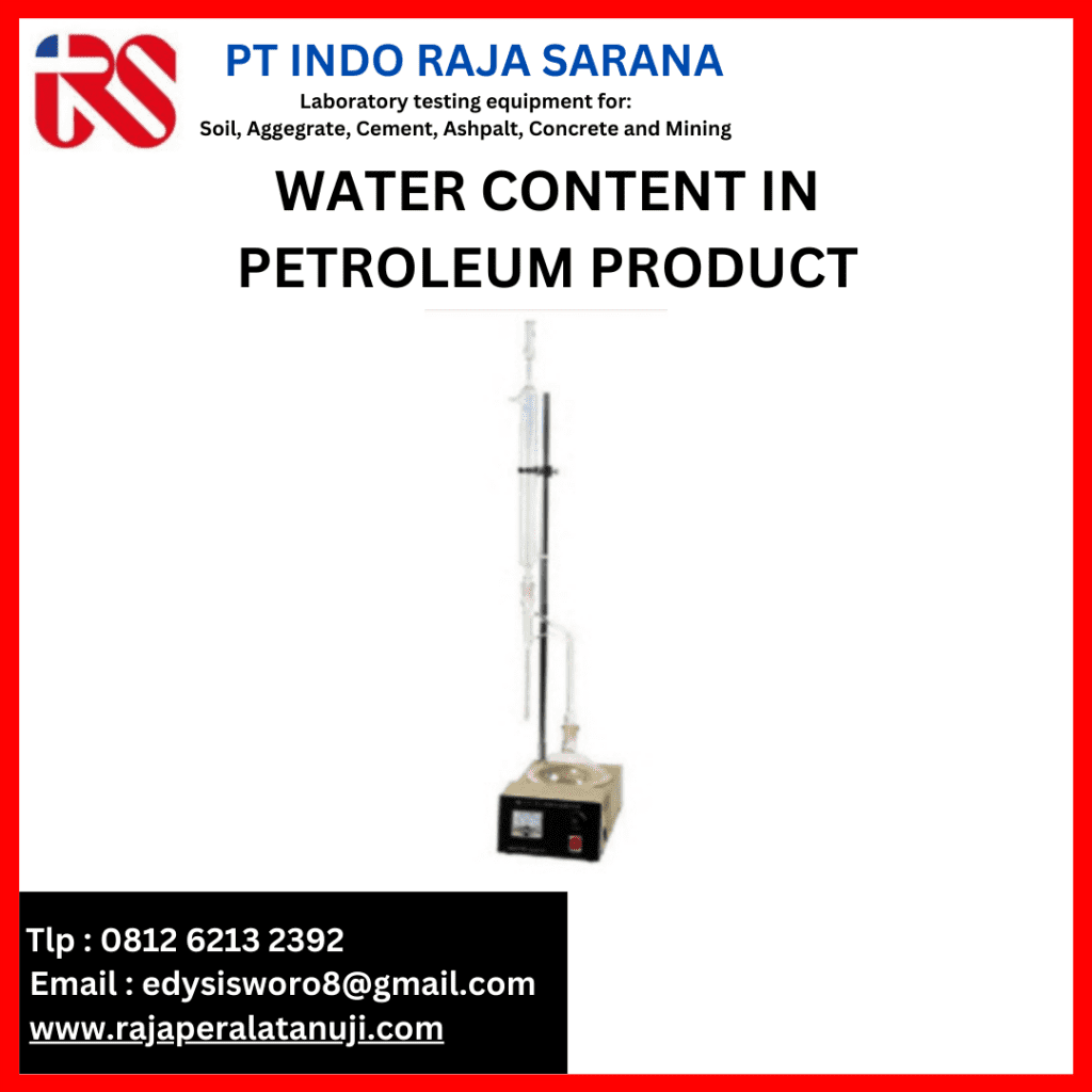 Water content in petroleum product